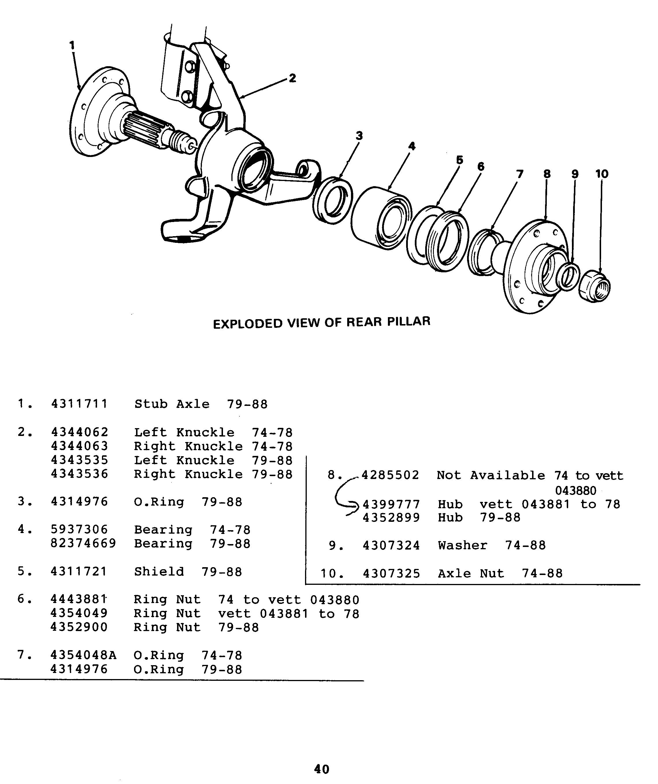 wheel bearing assembly